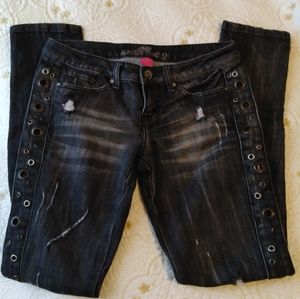Almost Famous Punk Distressed Jeans